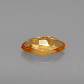 Zaffiro naturale giallo da 0,79 ct, marchesa, VVS-VS