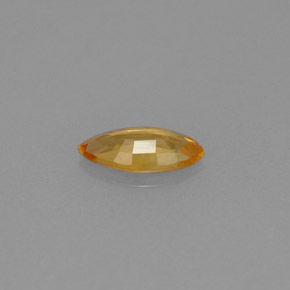 Zaffiro naturale giallo da 0,50 ct, marchesa, VS