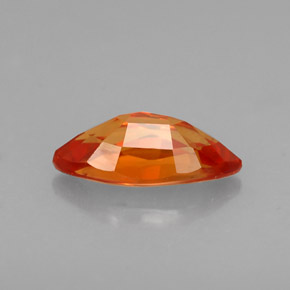 Zaffiro naturale arancione da 0,97 ct, marchesa, VVS