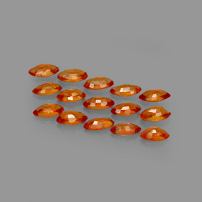 Zaffiro naturale arancione da  ct, marchesa, VVS-VS