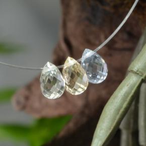 Zaffiro naturale multicolore da 2,12 ct, briolette, VVS