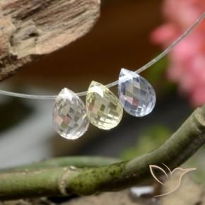 Gemme di Zaffiro Multicolore naturale da 2.29 ct, Taglio briolette, VVS
