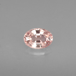 Zaffiro naturale rosa da 0,70 ct, taglio ovale, VVS
