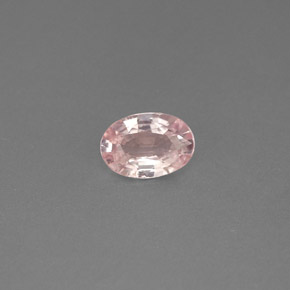 Zaffiro naturale rosa da 0,51 ct, taglio ovale, VS