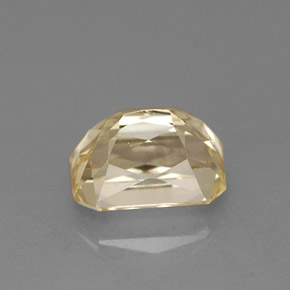 Zaffiro naturale giallo da 1,81 ct, taglio smeraldo, VVS