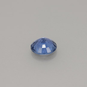 Zaffiro naturale blu da 0,59 ct, taglio rotondo, VS