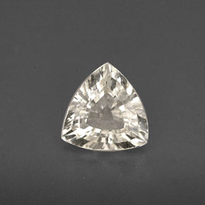 Zaffiro naturale giallo da 0,97 ct, trillion, VVS-VS