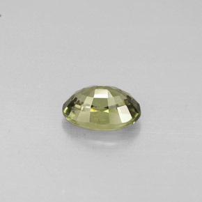 Zaffiro naturale verde da 0,67 ct, taglio ovale, VS
