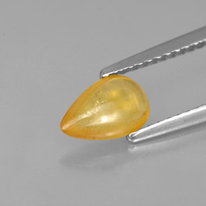 Zaffiro naturale oro da 0,92 ct, trasparente, trasparente/traslucido