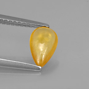 Zaffiro naturale oro da 0,92 ct, trasparente, trasparente/traslucido