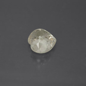 Zaffiro naturale giallo da 1,35 ct, a forma di cuore, VVS-VS