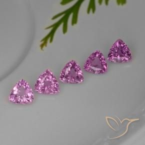 Zaffiro naturale porpora da 1,44 ct, trillion, VVS-VS