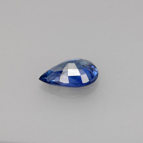 Zaffiro naturale blu da 0,72 ct, taglio a pera, VVS-VS