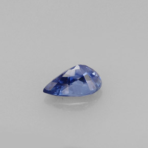 Zaffiro naturale blu da 0,72 ct, taglio a pera, VVS-VS