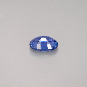 Zaffiro naturale blu da 0,87 ct, taglio ovale, VVS-VS