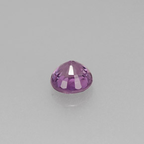 Zaffiro naturale viola da 0,44 ct, taglio rotondo, VS