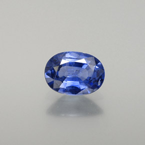 Zaffiro naturale blu da 0,76 ct, taglio ovale, VS-SI
