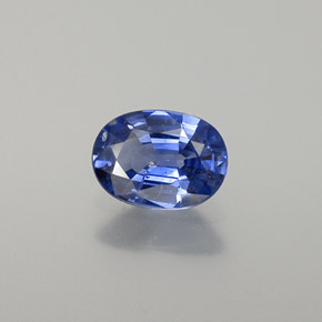 Zaffiro naturale blu da 0,76 ct, taglio ovale, VS-SI