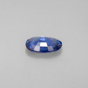 Zaffiro naturale blu da 0,76 ct, taglio ovale, VS