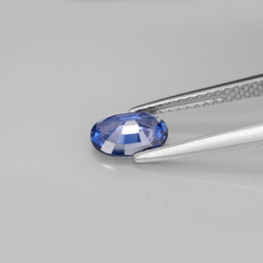 Zaffiro naturale blu da 0,82 ct, taglio ovale, SI