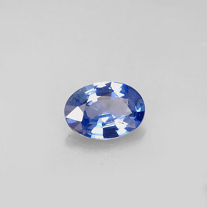 Zaffiro naturale blu da 0,73 ct, taglio ovale, VS-SI