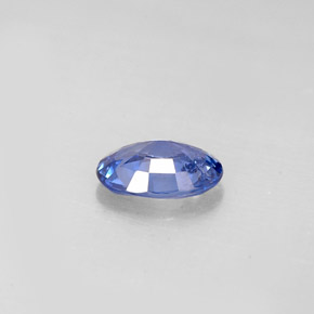 Zaffiro naturale blu da 0,73 ct, taglio ovale, VS-SI