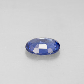 Zaffiro naturale blu da 0,73 ct, taglio ovale, VS