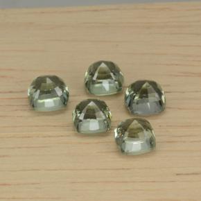 Zaffiro naturale verde da 3,80 ct, taglio a cuscino, VVS-VS