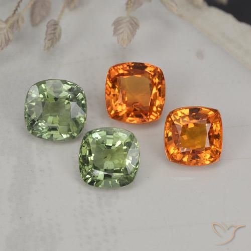 Zaffiro naturale multicolore da 2,54 ct, taglio a cuscino, VVS-VS