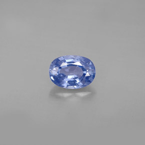 Zaffiro naturale blu da 0,98 ct, taglio ovale, VS