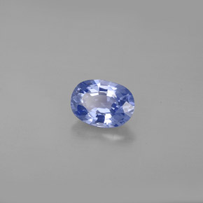 Zaffiro naturale blu da 0,98 ct, taglio ovale, VS