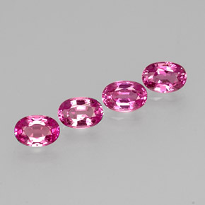 Zaffiro naturale rosa da  ct, taglio ovale, VVS-VS