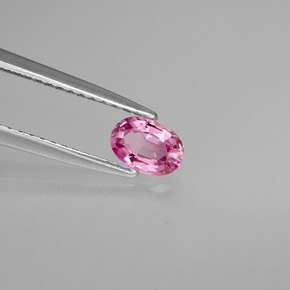 Zaffiro naturale rosa da 0,53 ct, taglio ovale, VVS