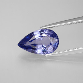 Zaffiro naturale blu da 2,60 ct, taglio a pera, VVS-VS