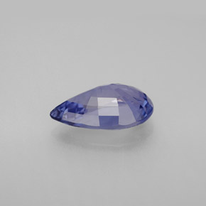 Zaffiro naturale blu da 2,60 ct, taglio a pera, VVS-VS