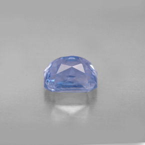 Zaffiro naturale blu da 2,38 ct, taglio smeraldo, VS