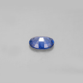 Zaffiro naturale blu da 0,77 ct, taglio ovale, VS