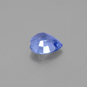 Zaffiro naturale blu da 0,92 ct, a forma di cuore, VS-SI