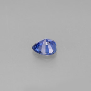 Zaffiro naturale blu da 0,39 ct, a forma di cuore, VS