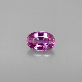 Zaffiro naturale viola da 0,69 ct, taglio ovale, VVS