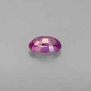 Zaffiro naturale viola da 0,69 ct, taglio ovale, VVS