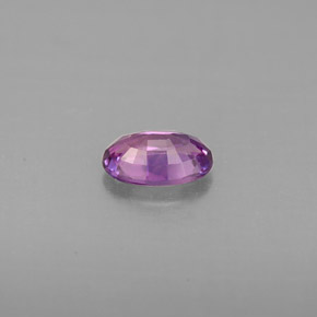 Zaffiro naturale porpora da 0,60 ct, taglio ovale, VVS-VS