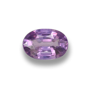 Zaffiro naturale viola da 0,52 ct, taglio ovale, VVS-VS