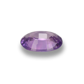 Zaffiro naturale viola da 0,52 ct, taglio ovale, VVS-VS