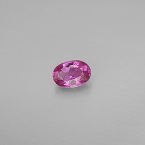 Zaffiro naturale rosa da 0,57 ct, taglio ovale, VVS-VS