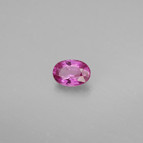 Zaffiro naturale rosa da 0,57 ct, taglio ovale, VVS-VS