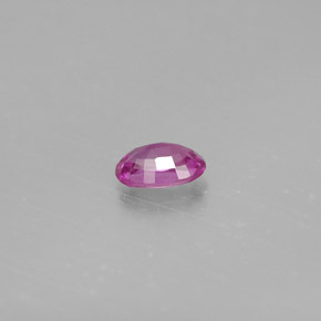 Zaffiro naturale rosa da 0,57 ct, taglio ovale, VVS-VS