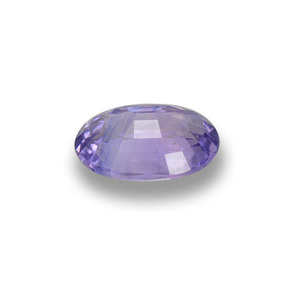 Zaffiro naturale viola da 0,55 ct, taglio ovale, VS