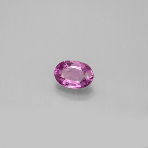 Zaffiro naturale rosa da 0,58 ct, taglio ovale, VVS-VS