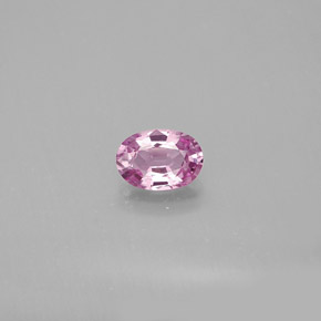 Zaffiro naturale rosa da 0,56 ct, taglio ovale, VVS-VS